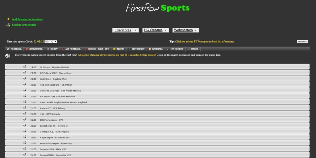 FirstRowSports 